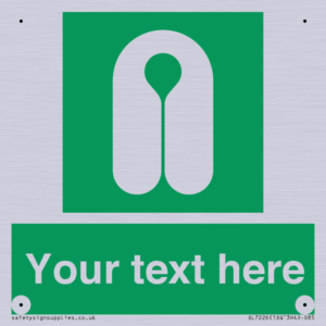 Custom sign safe condition Lifejacket